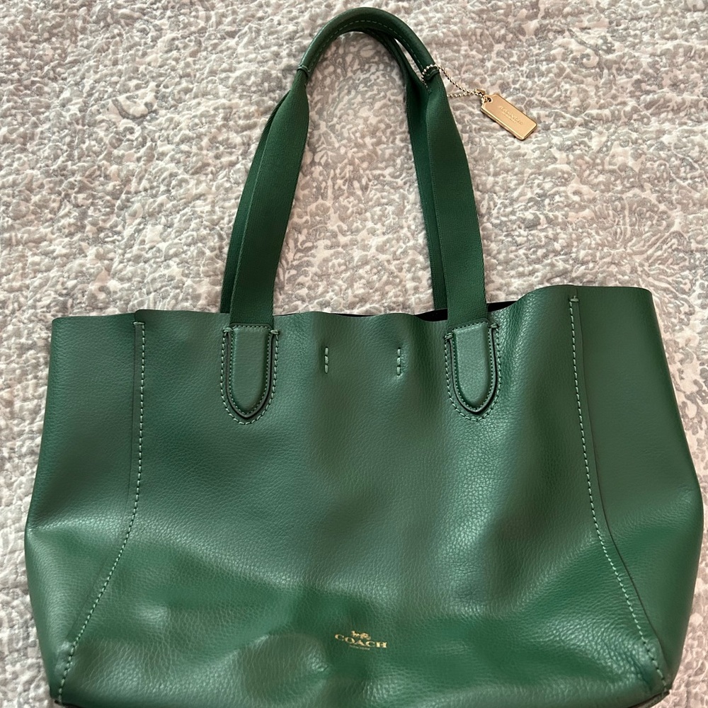 Dark Green COACH BAG